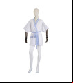 KIMONO TERGAL CORTO BICOLOR BLANCO/AZUL
