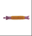 BIGUDI PLASTICO CON VELCRO Nº 5 PURPURA