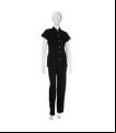 CHAQUETA NEGRA STEINHART C/CORCHETES, TALLA L