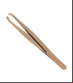 PINZA DEPILAR DE LUXE ORO- TESTA