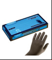 GUANTES LATEX NEGROS, PEQUEÑOS (25 UNIDADES)